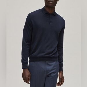 Canali Merino Wool Knitted Polo size XL(56) in EUC